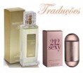 Traduções Gold nº 46 Feminina Concorrente: 212 Sexy 100 ml código: 002346